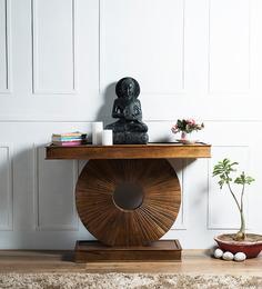 Woodsworth Cordoba Solid Wood Console Table In Provincial Teak Finish