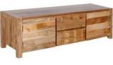 Woodsworth Cordoba Solid Wood Entertainment Unit In Natural Mango Finish