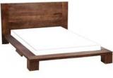 Woodsworth Cordoba Solid Wood Queen Sized Bed In Provincial Teak Finish