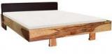 Woodsworth Cucuta Queen Sized Bed In Natural Sheesham Finish