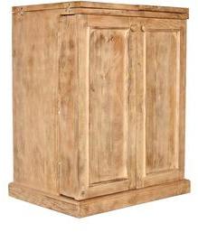 Woodsworth Cucuta Solid Wood Bar Cabinet In Natural Sheesham Finish