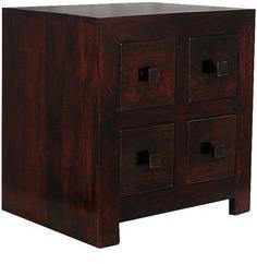 Woodsworth Cucuta Solid Wood Chest Of Drawers In Passion Mahogany Finish