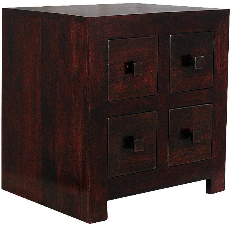 Woodsworth Cucuta Solid Wood Chest of Drawers in Passion Mahogany Finish