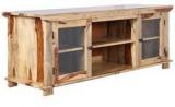 Woodsworth Curitiba Entertainment Unit In Natural Sheesham Finish