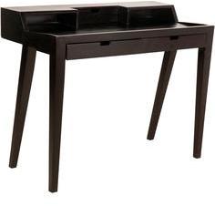 Woodsworth Curitiba Solid Wood Writing Desk In Espresso Walnut