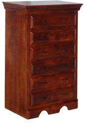 Woodsworth Curzon Solid Wood Chest Of Drawers In Colonial Maple Finish