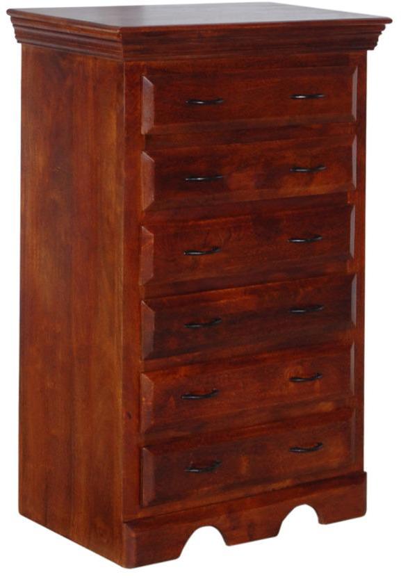 Woodsworth Curzon Solid Wood Chest of Drawers in Colonial Maple Finish