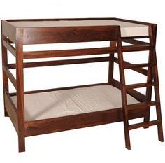 Woodsworth Dagover Solid Wood Space Saver Bunk Bed In Colonial Maple Finish