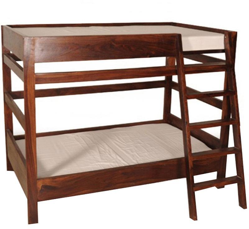 Woodsworth Dagover Solid Wood Space Saver Bunk Bed in Colonial Maple Finish