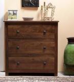 Woodsworth Dakota Chest Of Three Drawers In Provincial Teak Finish