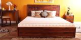 Woodsworth Des Moines King Size Bed In Provincial Teak Finish