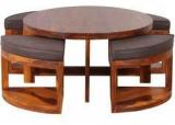 Woodsworth Detroit Sheesham Wood Coffee & Centre Table In Honey Oak Finish