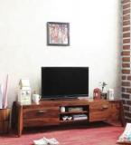 Woodsworth Dvina Entertainment Unit In Honey Oak Finish