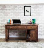 Woodsworth Edgewood Study & Laptop Table In Provincial Teak Finish