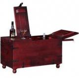 Woodsworth Edmond Bar Cabinet In Passion Mahogany Finish