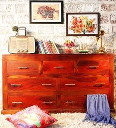 Woodsworth Edmonds Chest Of Drawers In Honey Oak Finish