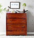 Woodsworth Edmonds Chest Of Four Drawers In Honey Oak Finish