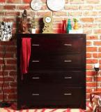 Woodsworth Edmonds Chest Of Four Drawers In Passion Mahogany Finish