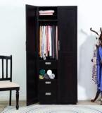 Woodsworth Edmonds Two Door Wardrobe In Chocolate Finish