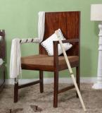 Woodsworth Elkhorn Arm Chair In Provincial Teak Finish