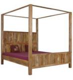 Woodsworth Elkhorn King Size Poster Bed In Natural Finish