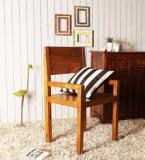 Woodsworth Elkhorn Solid Wood Armchair In Provincial Teak Finish