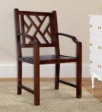 Woodsworth Enumclaw Arm Chair In Provincial Teak Finish