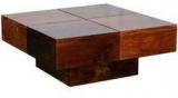 Woodsworth Eros Square Large Solid Wood Coffee Table In DualTone Finish