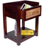 Woodsworth Fortaleza Bed Side Table In Colonial Maple Finish