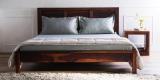 Woodsworth Fortaleza Queen Size Bed In Honey Oak Finish