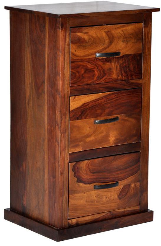 Woodsworth Fortaleza Solid Wood Chest of Drawers in Provincial Teak Finish