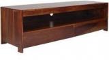 Woodsworth Fortaleza Solid Wood Entertainment Unit In Provincial Teak Finish