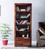 Woodsworth Freemont Book Shelf With Two Drawers In Honey Oak Finish