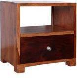 Woodsworth Fresno Bed Side Table In Dual Tone