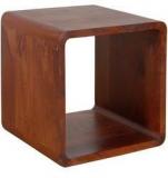 Woodsworth Gabriel Cube End Table In Colonial Maple Finish