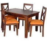 Woodsworth Girton Four Seater Dining Set In Provicial Teak Finish