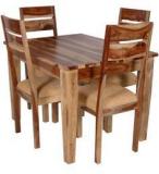 Woodsworth Girton Solid Wood Four Seater Dining Set In Natural Finish