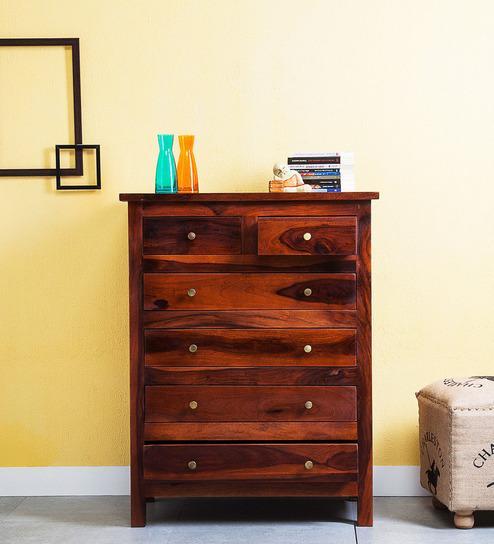 Woodsworth Glendale Chest of Drawers in Honey Oak Finish