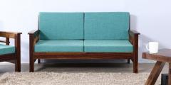 Woodsworth Glentana Two Seater Sofa in Provincial Teak Finish