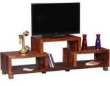 Woodsworth Goiania Solid Wood Entertainment Unit In Honey Oak Finish