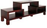 Woodsworth Goiania Solid Wood Entertainment Unit In Passion Mahogany Finish