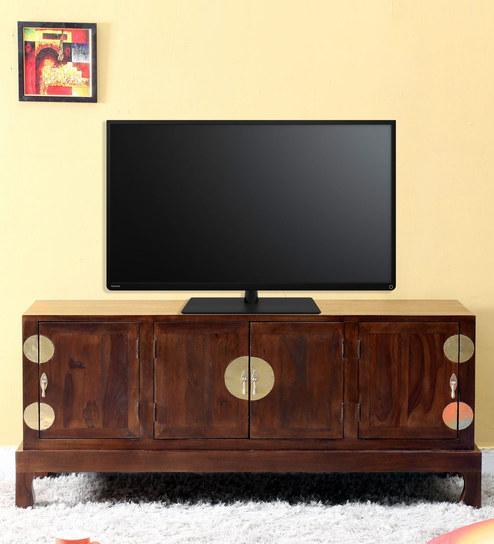 Woodsworth Goldendale Entertainment Unit in Provincial Teak Finish