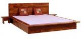 Woodsworth Guadalajara King Sized Bed With Two Bedside Tables In Colinial Maple Finish