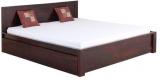 Woodsworth Guatemala King Size Bed With Storage In Passion Mahogany Finish