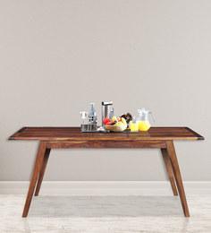 Woodsworth Harrington Six Seater Dining Table In Provincial Teak Finish