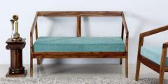 Woodsworth Harrington Two Seater Sofa in Provincial Teak Finish