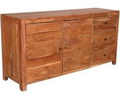 Woodsworth Havana Classy Wooden Sideboard In Natural Mango Finish