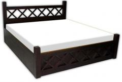 Woodsworth Havana King Size Bed with storage in Espresso Walnut Finish