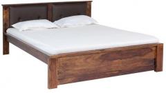 Woodsworth Havana King Sized Sheesham Wood Bed in Provincial Teak Finish