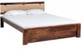 Woodsworth Havana Queen Side Bed In Provincial Teak Finish